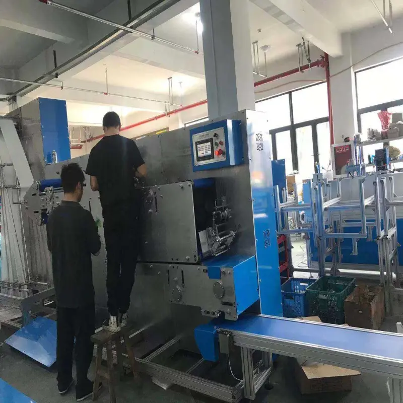 New Disposable Bed Sheet Cover Making Machine With Pp Nonwoven Beauty Disposable 30-60pcs min Provided 9000kg