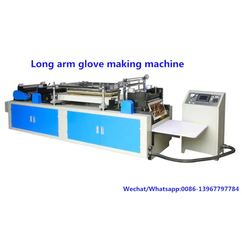 Disposable Polyethylene Long  Glove Making Machine