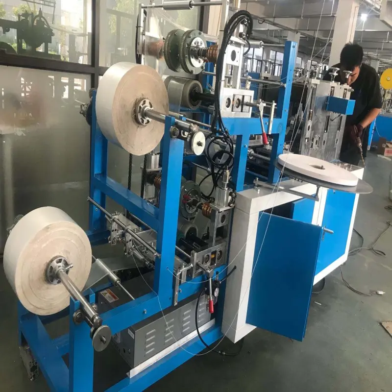 Disposable Plastic Car Steering Wheel Cover Making Machine