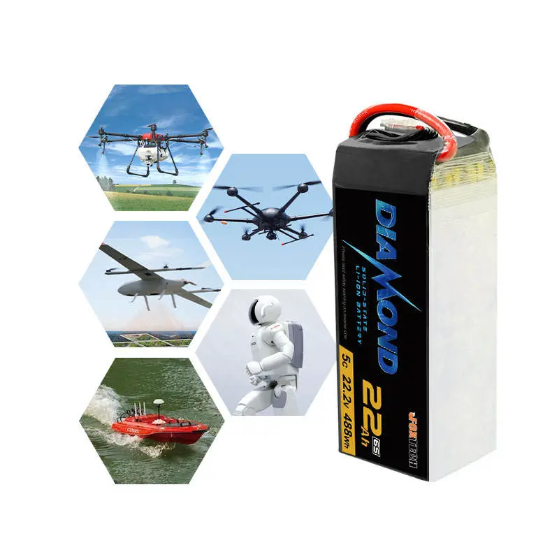 Foxtech Diamond Series 7S 27000mAh 27Ah Solid State Li-ion Lithium UAV Drone Battery for Aircraft