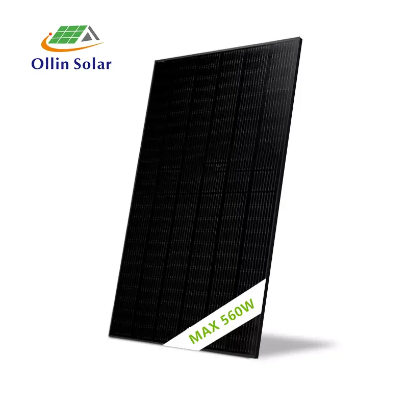 Inmetro Solar Panel  All Black Solar Panel 540w 550w 560w Monocrystalline  Solar Panel