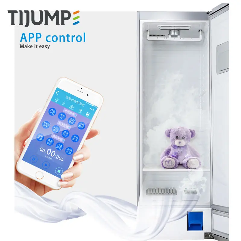 Exclusive Wifi App Control Intelligent Cloth Dryer Wardrobe Clothes Garment Care And Drying Machine Steam Closet