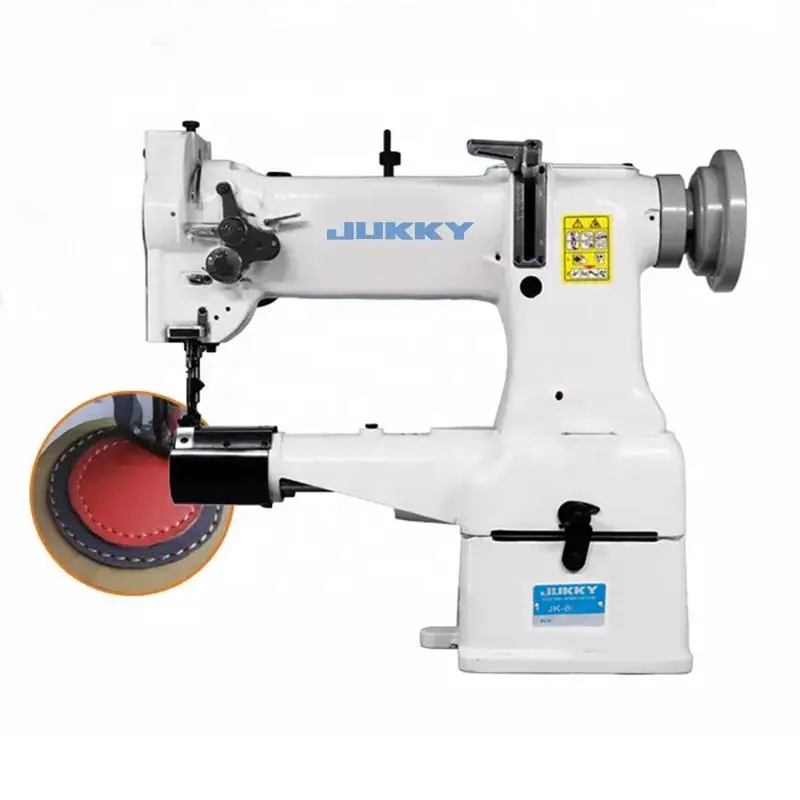 JUKKY 8B leather sewing machine Automatic oil supply sewing machine Industrial Cylinder Bed Sewing Machine