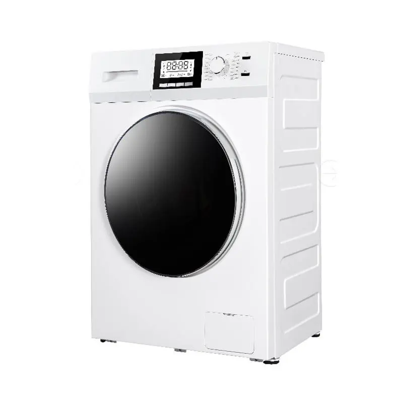 Big Capacity White Color Front Loading Energy Saving Household Washing Machine