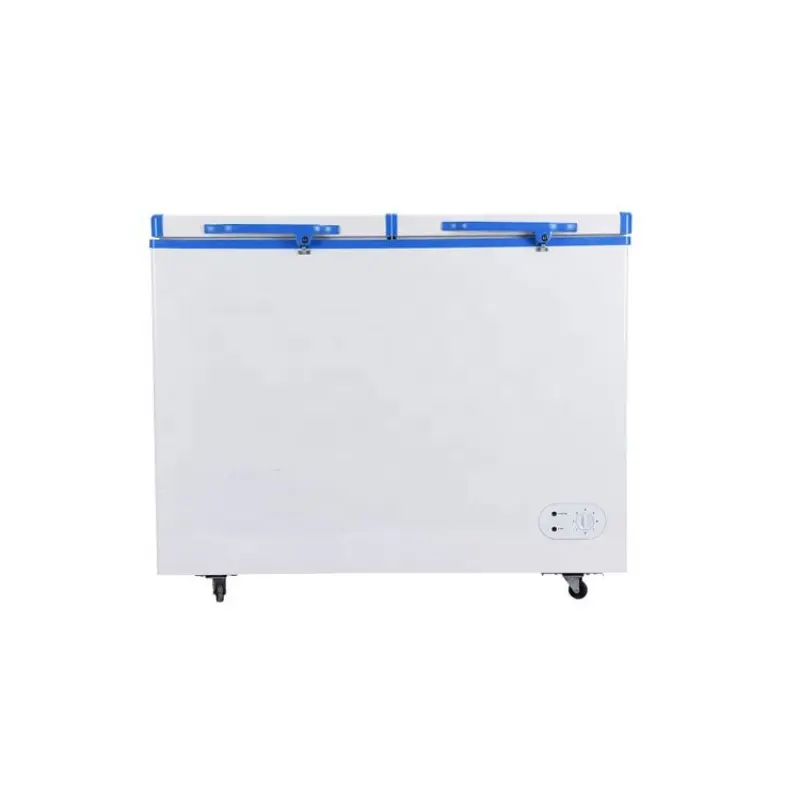 12VDC 24VDC Solar Freezer System - 80W DC Chest Freezer and Refrigerator with 268L Capacity