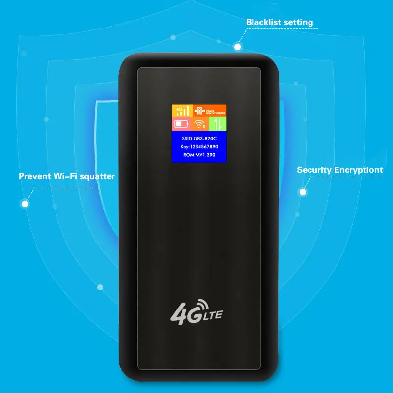 Pocket Portable Wifi unlocked 10000mAh Power Bank 4G LTE Mobile Wireless Router Hotspot