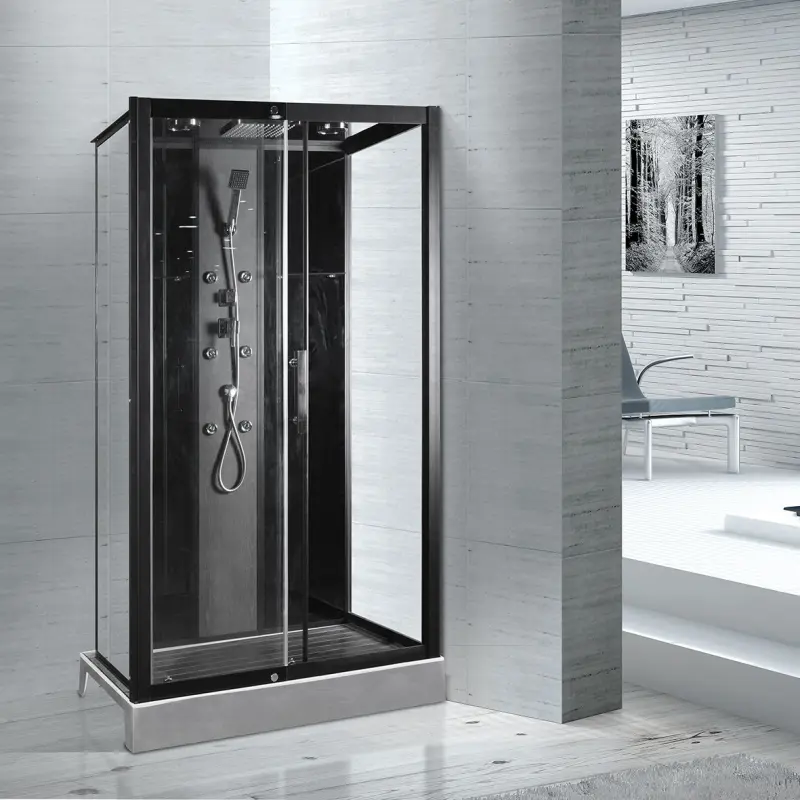 Italian Luxurious Shower Room With Steam Bath Use For Home And Hotel In Each Season