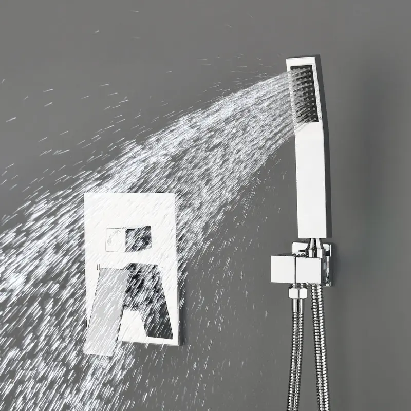 Multi Function Shower Head Rainfall Waterfall Bathroom Rain Set Bath &amp; Shower Faucets