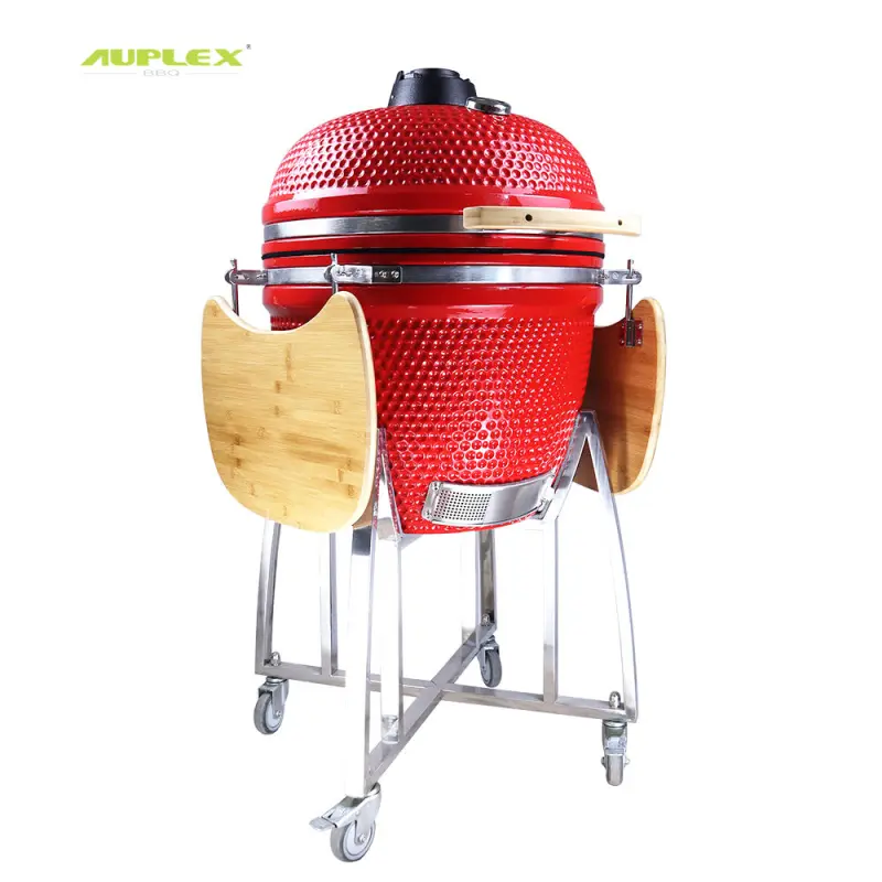 Big Size 23 inch Green Barbeque Ceramic Kamado BBQ Egg Grill With Outdoor garden supplies