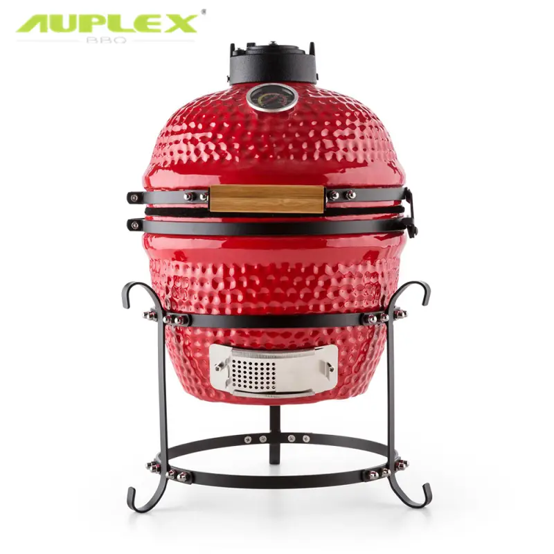 13 Inch Big Size Tabletop Barbecue Ceramic Joe  Egg Shaped Charcoal Bbq Kamado Grills