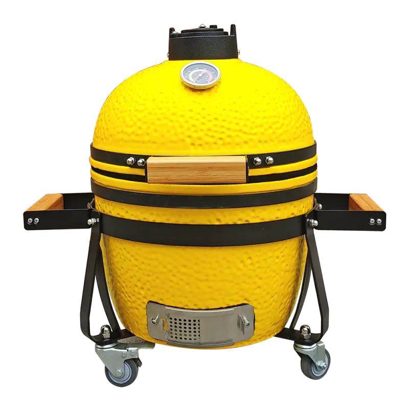 13 Inch Big Size Tabletop Barbecue Ceramic Joe  Egg Shaped Charcoal Bbq Kamado Grills