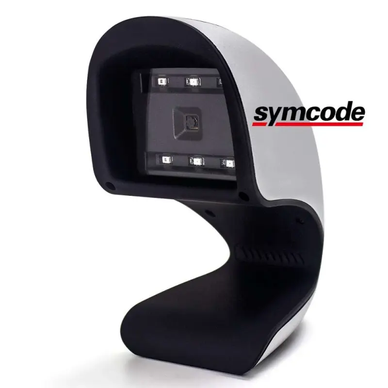 360 degree Omni Directional Barcode Scanner Screen QR Code Reader Wired Desktop Scanner With USB Port Symcode MJ-9208