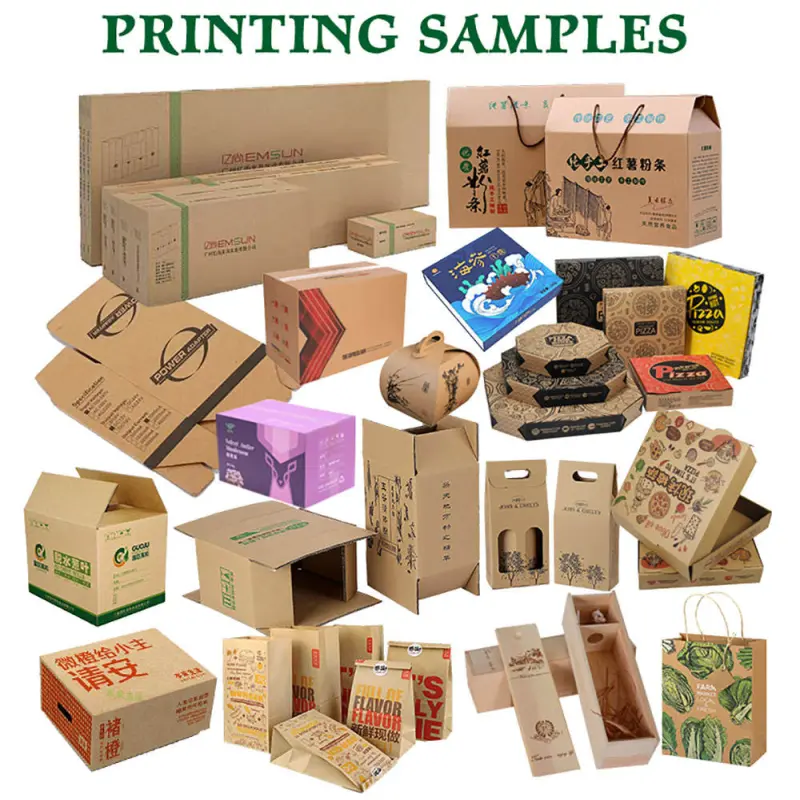 Sunthinks Printer Logo Carton One Pass Digital Corrugated Box Printer Single Pass Printer Food Pack Packaging