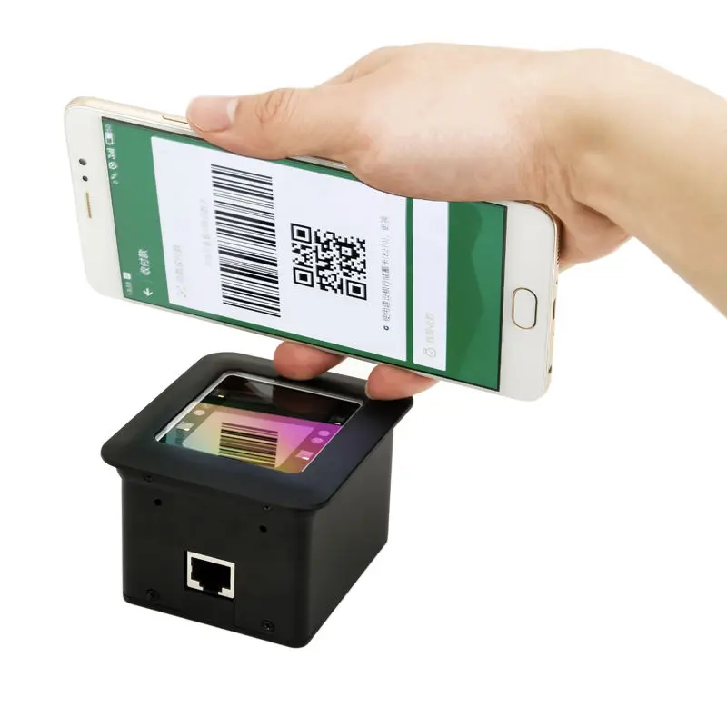 Kiosk Vending Machine Turnstile 4500R Mobile Screen Paper Printed QR Scanner White Light LED 1D-2D