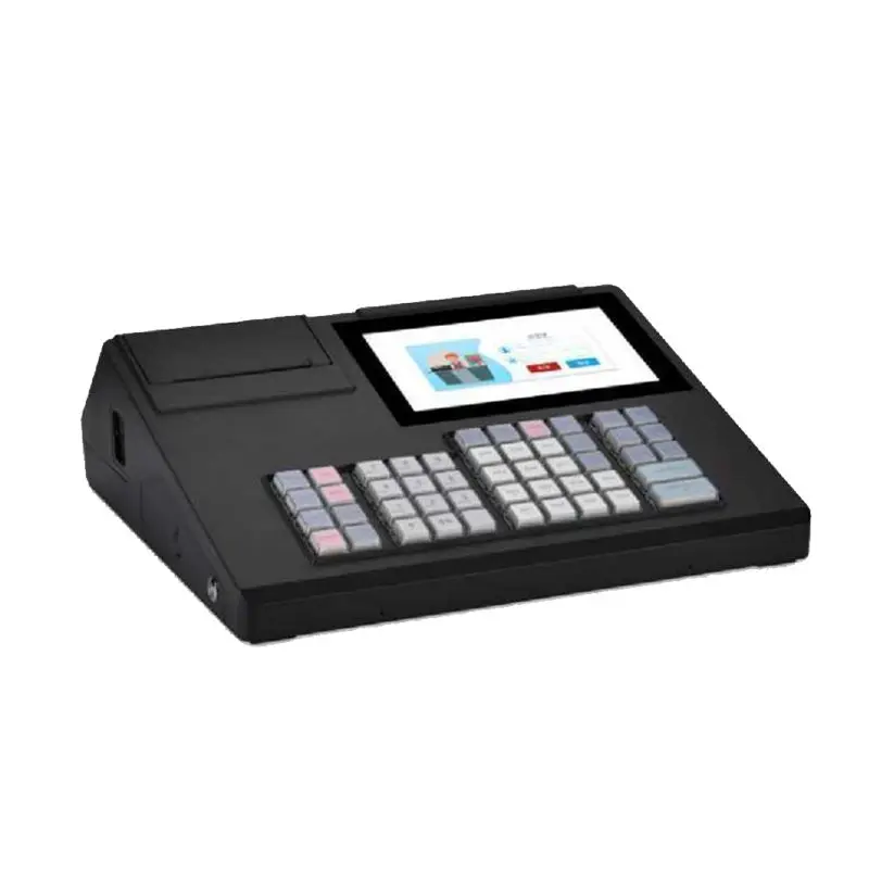 Software 48-key Keyboard Android 11 Cash Register Touch Restaurant All in one pos Systems with thermal printer HCC-A1170