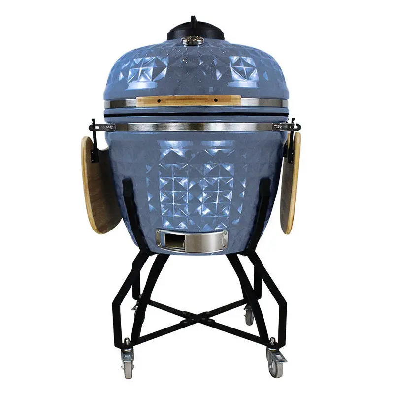 Kamado Rotisserie Charcoal BBQ Smoker 26 Inch Ceramic Egg Kamado Barbecue Grill