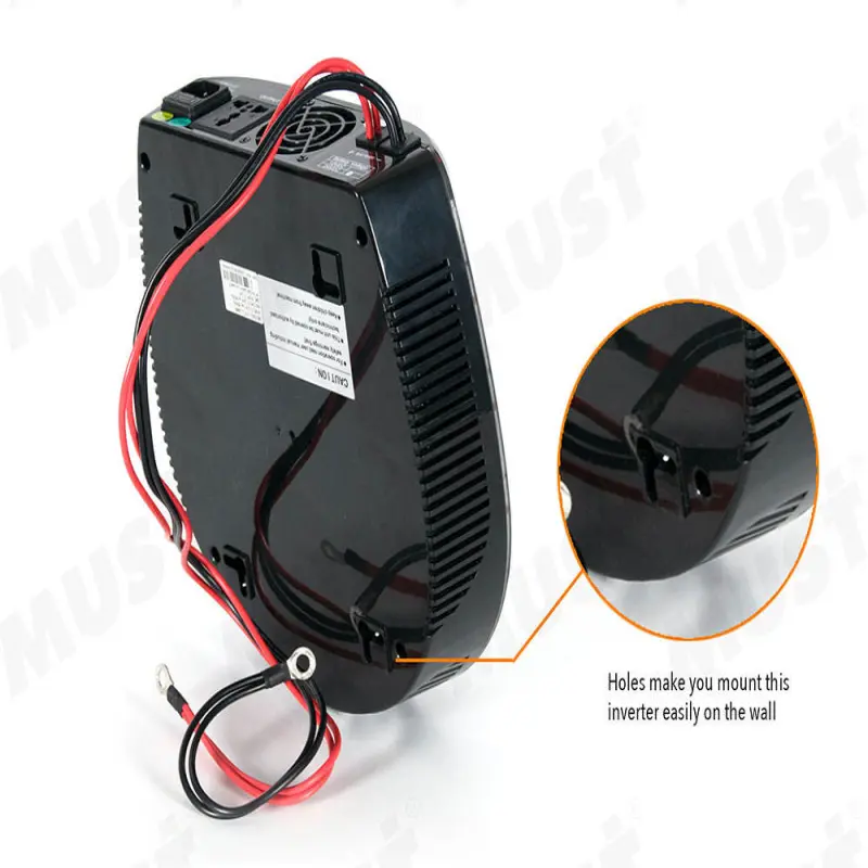 MUST New Model EP1100PRO DC12V 24V AC220V Solar System Invert 1kw Power Inverter