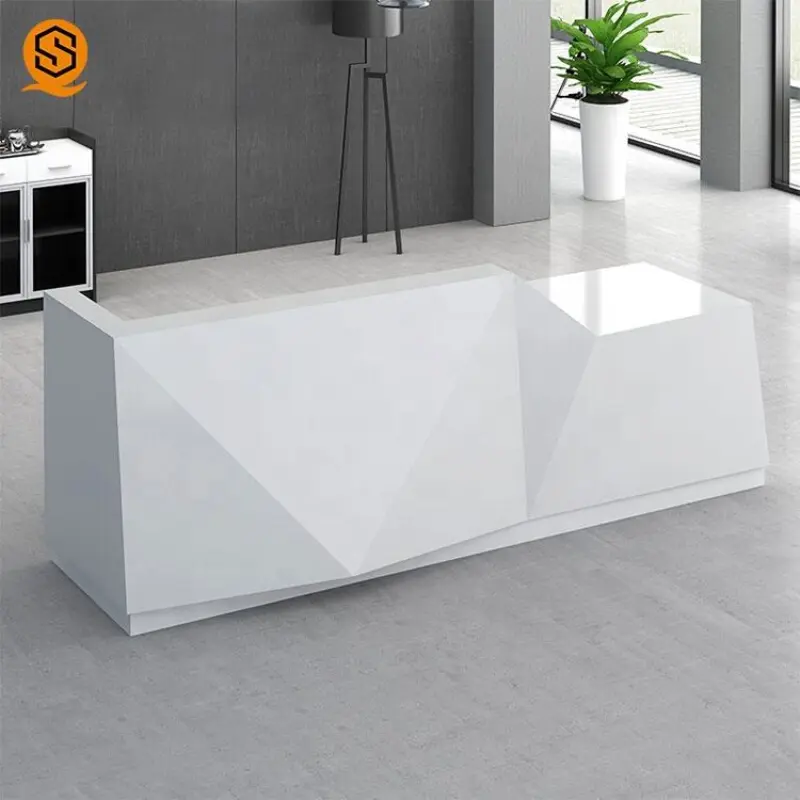 Solid Surface Reception Desk