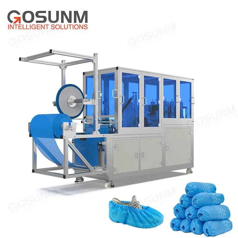 2023 New Low-cost Fully Automatic High-efficiency Ultrasonic Non-Woven Shoe Cover Making Machine