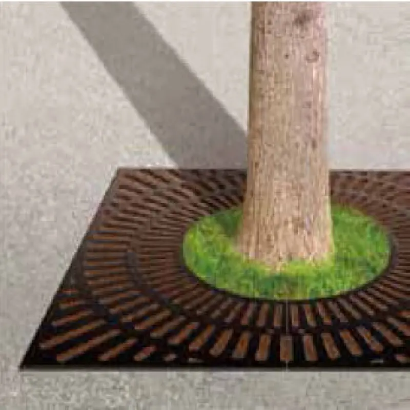 Patio furniture tree grating outdoor street road round tree grilling tree grate