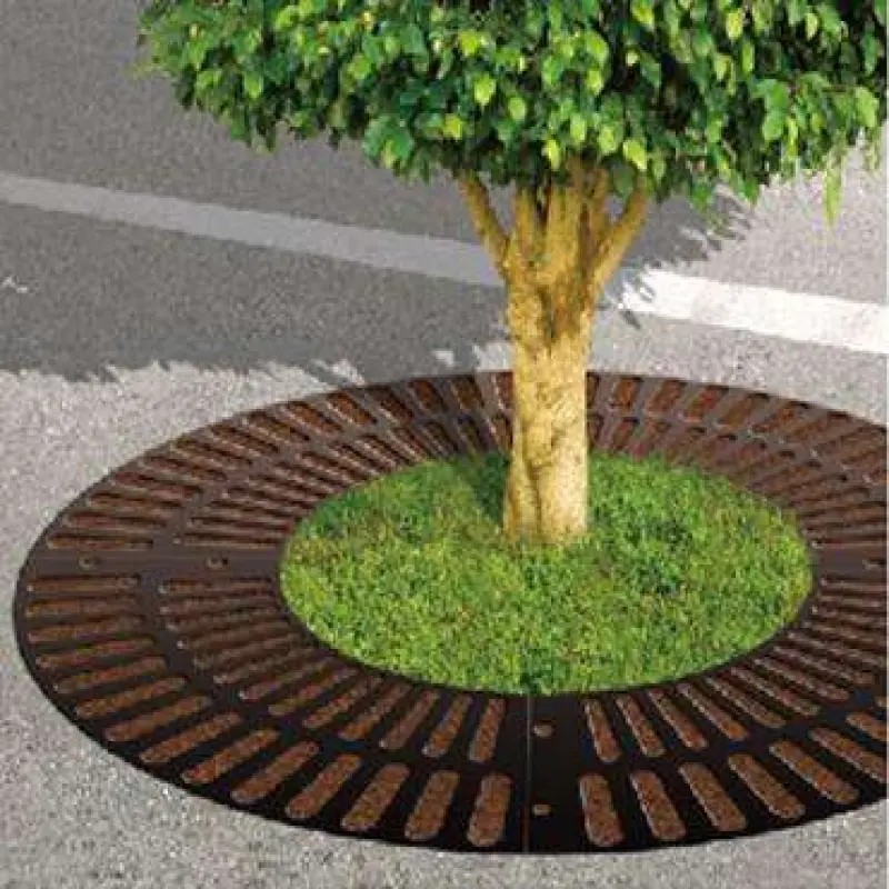 Patio furniture tree grating outdoor street road round tree grilling tree grate