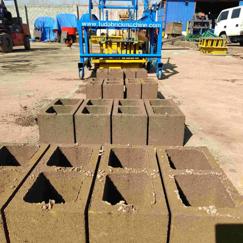 Diesel Concrete Block Machine Interlocking Manual Brick Making Machinery