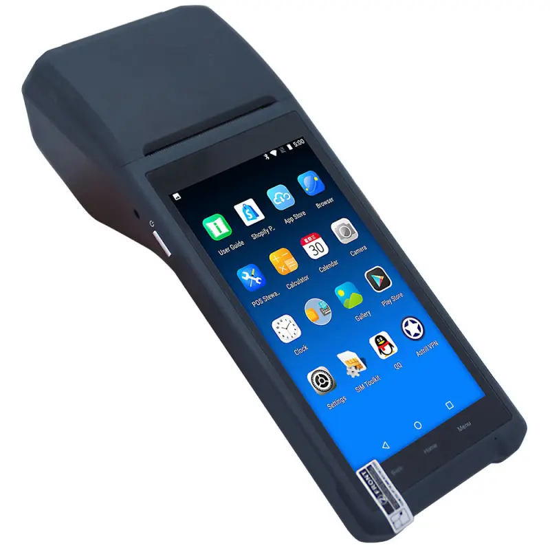 Impressive Q3 Android 8.1 2+16G Memory 5.5 Inch Touch Screen Mobile Pos NFC 3G Handheld Pos Terminal Retail Restaurant Software