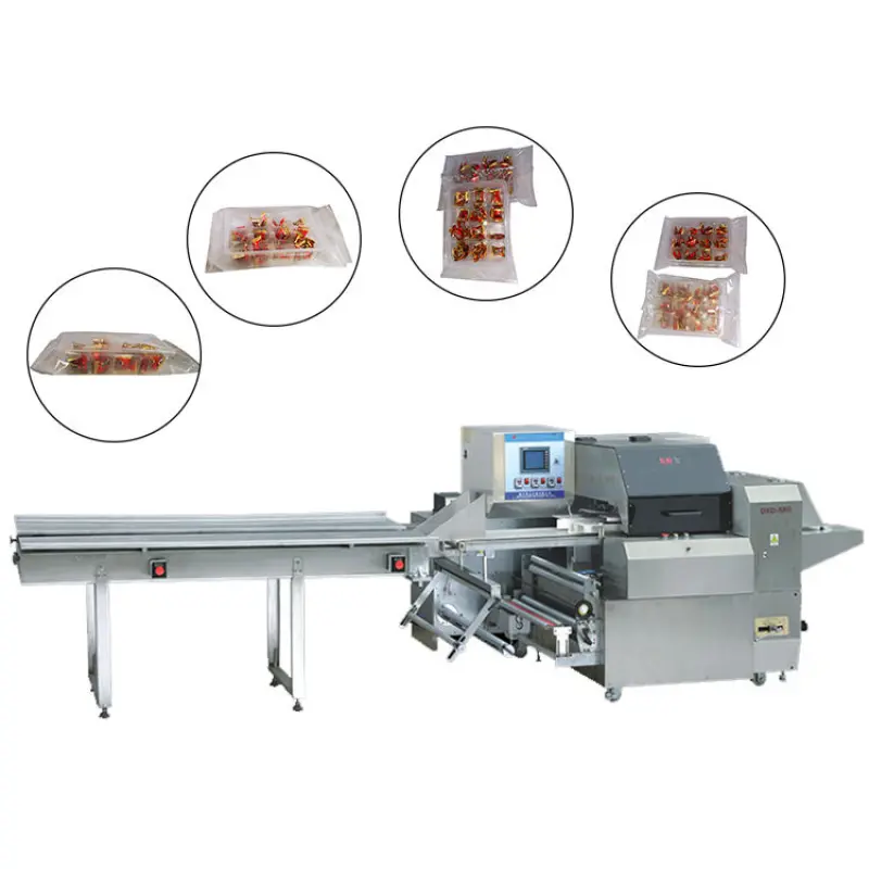 OEM New Automatic Pillow Flow Packing Machine For Food And Daily Necessities or Hardware Package Machine