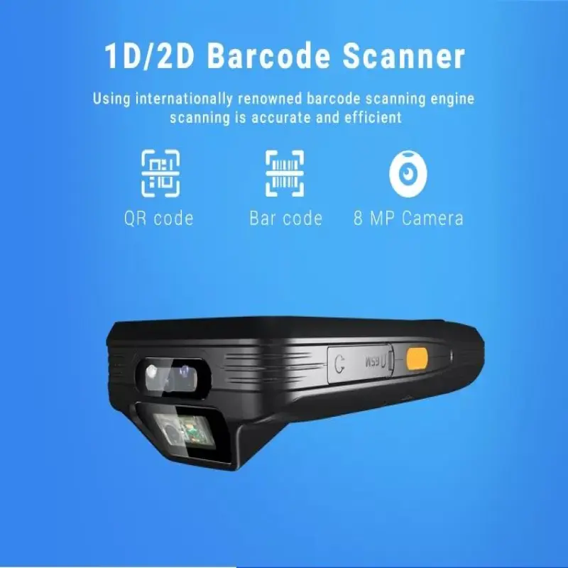 Jepower HT380D Android Industrial Handheld Pda Barcode Scanner Android Data Collector
