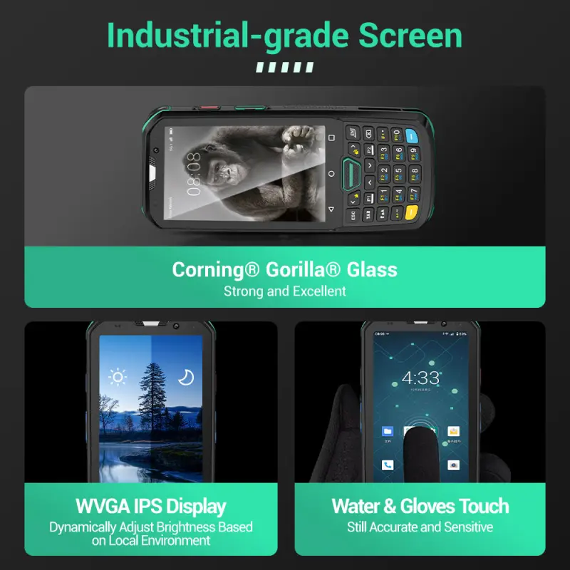 Best Industrial Rugged Android 11 Mobile PC Computer 4 inch NFC Reader Writer OEM 4G LTE Inventory Management System PDAs