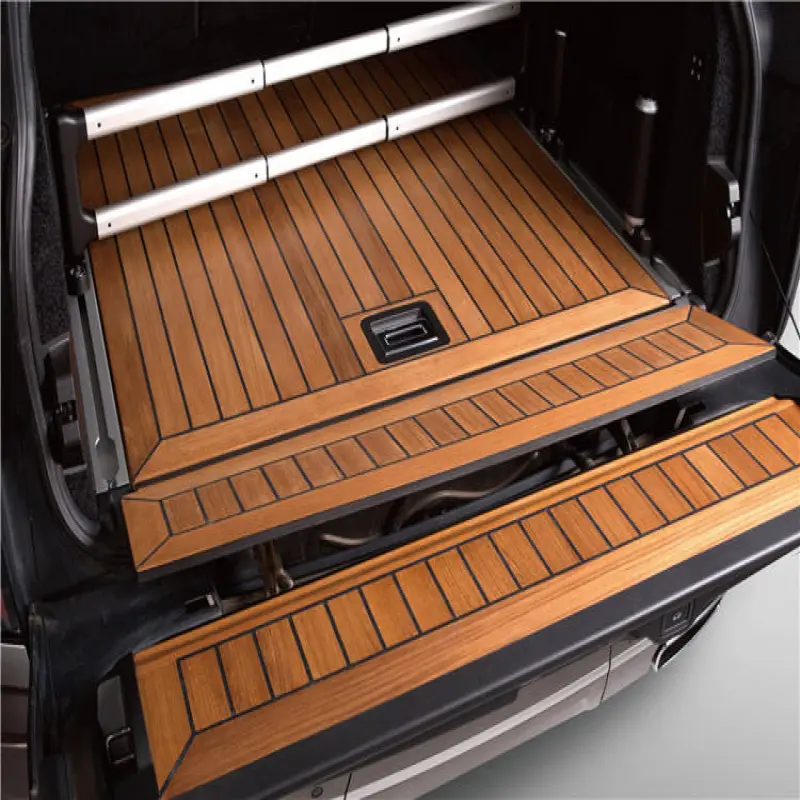Real Teak Wood Trunk Floor For Range Rover Vogue
