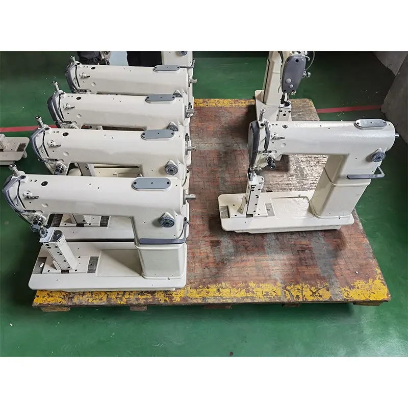 820 Post Bed Lockstitch Industrial Used Sewing Machines Head Wig Making Machine Leather Shoe Upper Sewing Machine