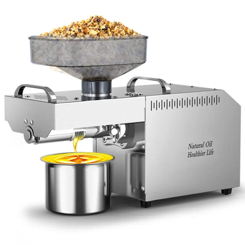 Best Selling Fully Automatic Peanut Soybean Oil Press Coconut Mini Oil Press Machine Top 10 New Product For 2020 Provided SUS304