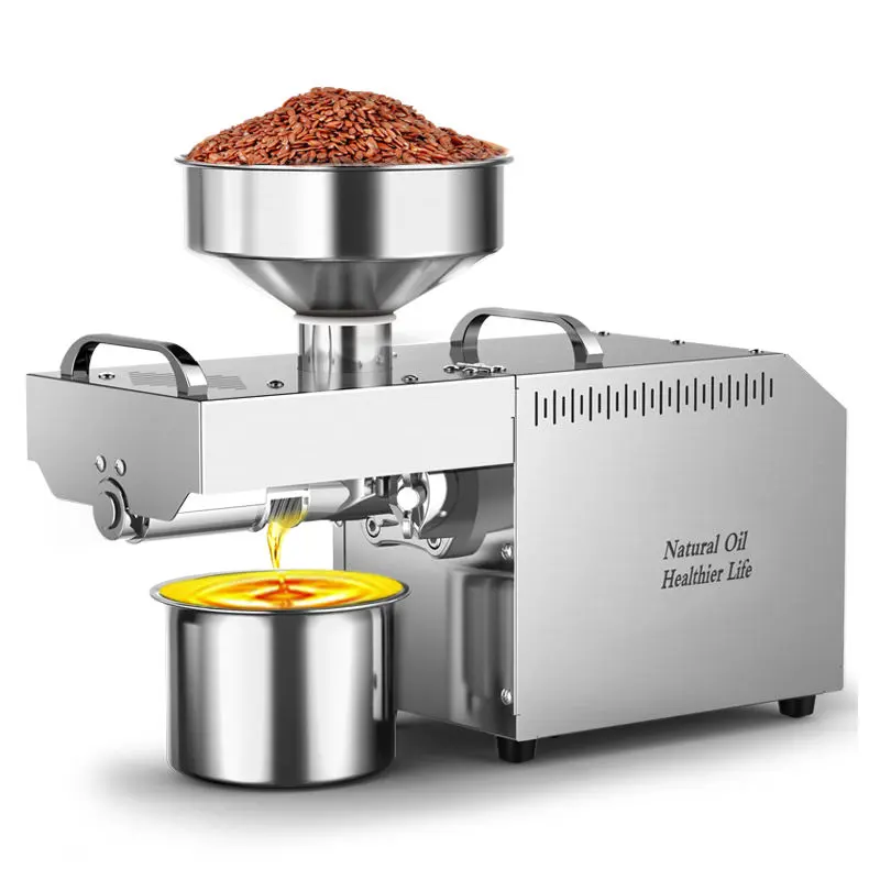 Best Selling Fully Automatic Peanut Soybean Oil Press Coconut Mini Oil Press Machine Top 10 New Product For 2020 Provided SUS304