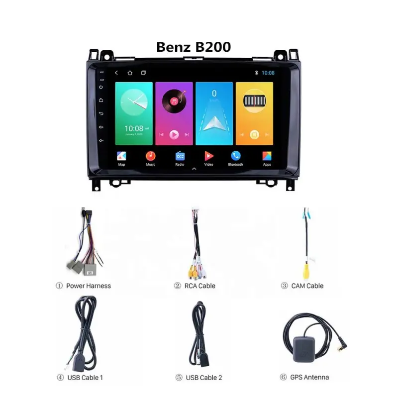 9 inch Multimedia Player For Benz B200 W245 B150 B160  B170 B180 B55