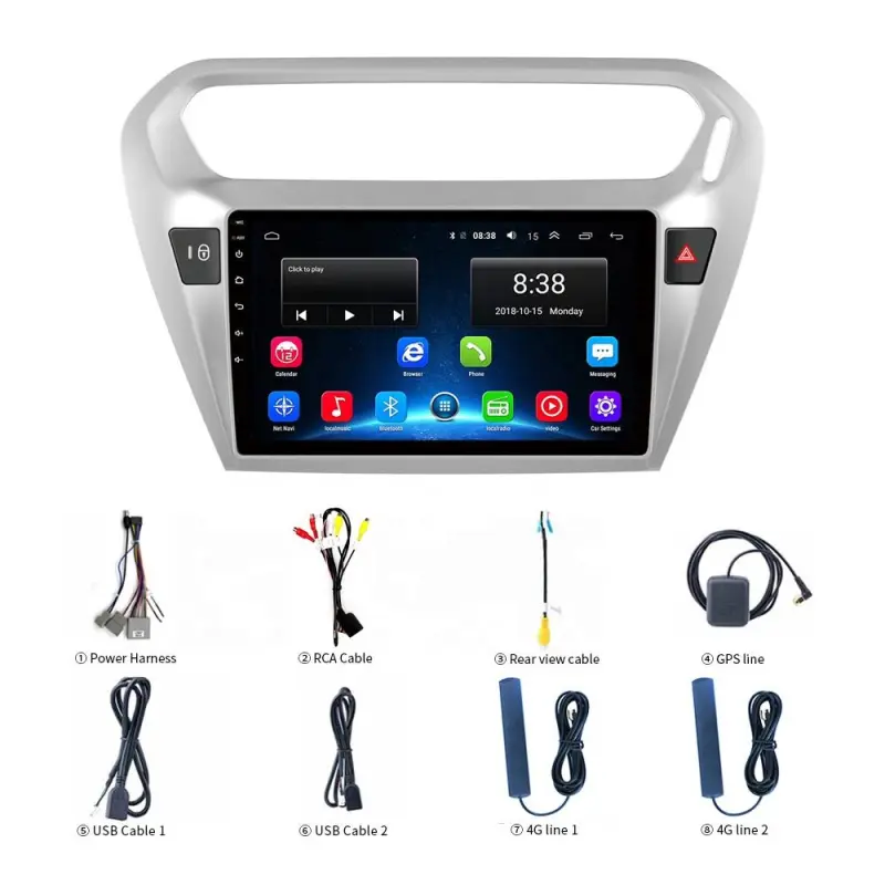 Car Multimedia System For 301 Peugeot 2016