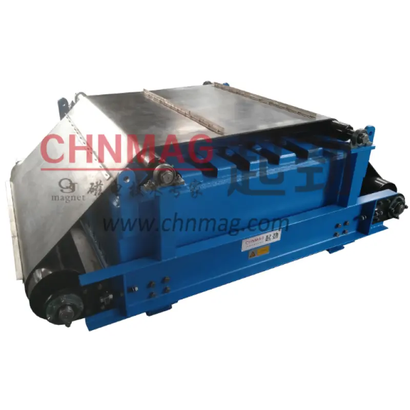 Separator Machine Overband Magnet Metal Recovery