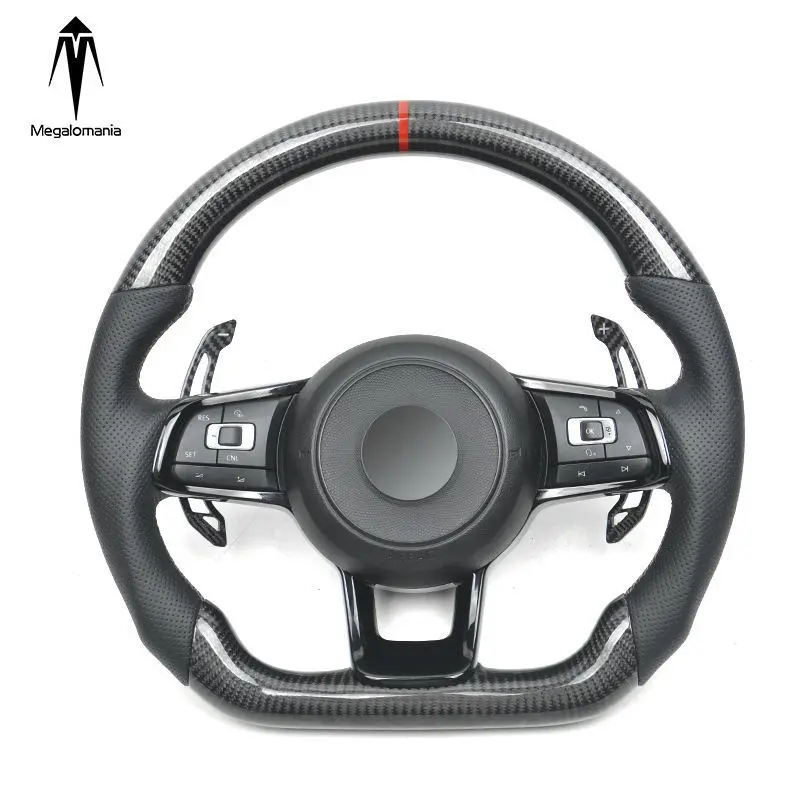 Carbon Fiber Paddle Shifter For VW Golf MK7 GTI GTS R GTD