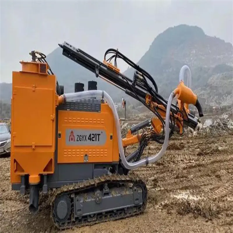 ZGYX-421TA 2022 New Design Spot Goods Integrated Mining Drill Rig Machine With Inbuilt Compressor For Sale