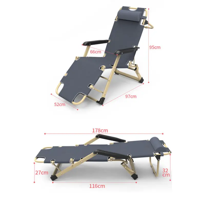 Outdoor Beach Patio Garden Camping Swimming Pool Side Foldable Portable Chaise Folding Zero Gravity Sun Recliner Lounge Chair
