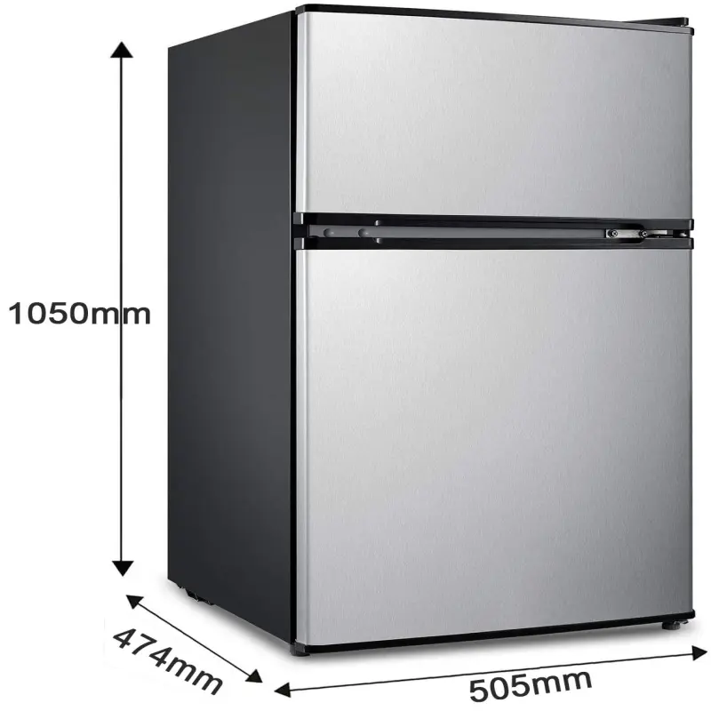 Double door kitchen refrigerator