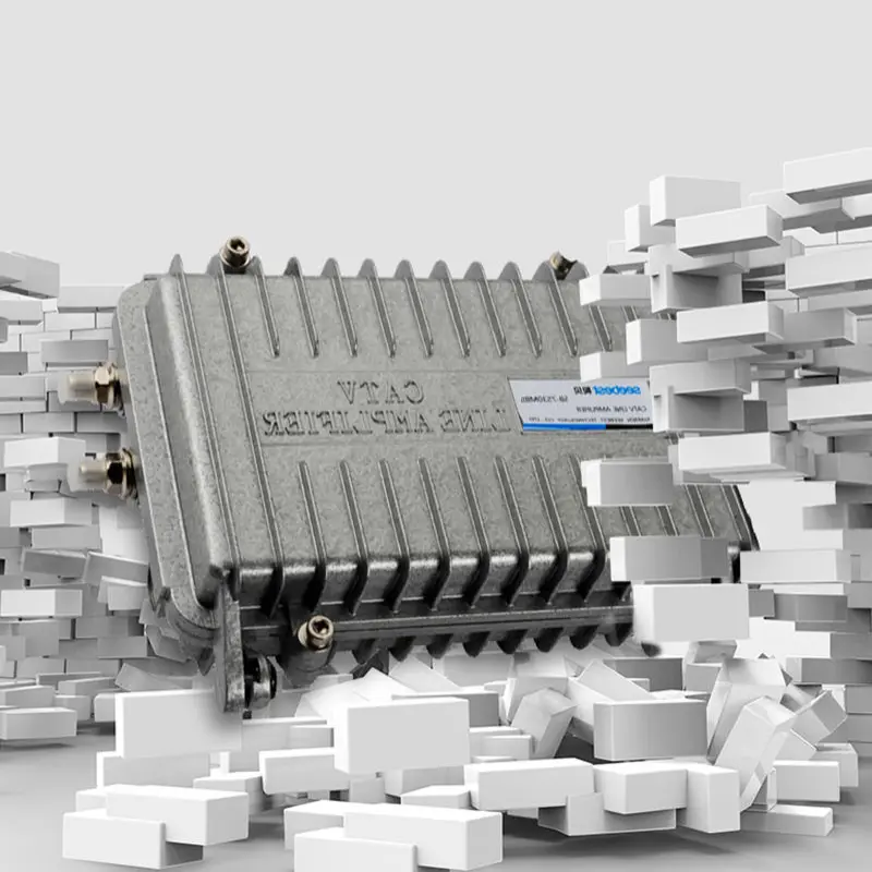 Enclosure Line Outputs Catv Trunk Amplifier