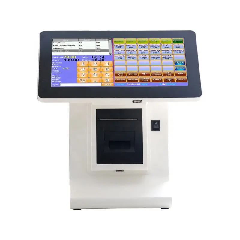 10" Touch Screen POS System Price With Barcode Scanner