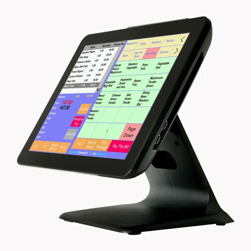 All In One Touch  Screen Cash Register , POS System , 15  Inch POS Terminal