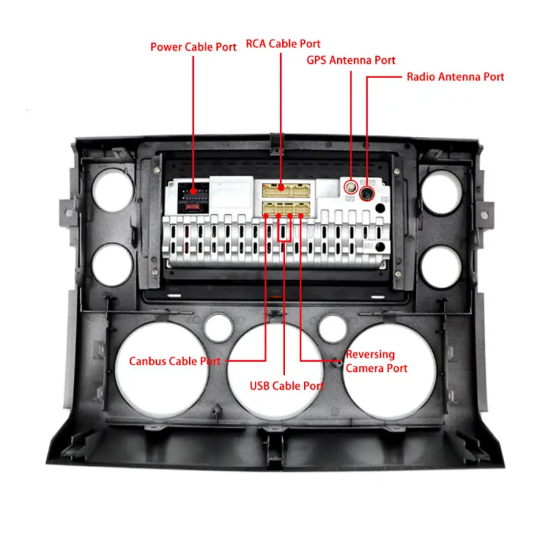 Android 12 car multimedia system for Toyota Land Cruiser FJ