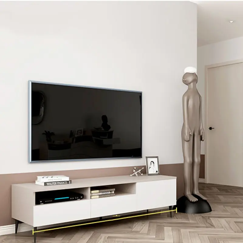 Modern Simple Living Room Designs Furniture Set Wooden TV Cabinets