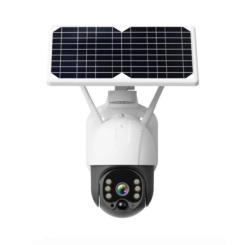 New Arrival Temperature Control Surveillance Wireless Full Color Cctv Solar 4G Home Wifi IP Camera