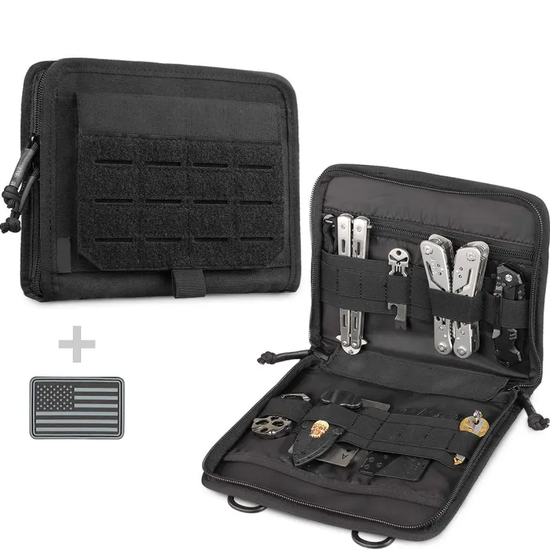 Laser Cutting Multifunction Medical Modular Pouch Tactical Map Tool Tactical Accessory Bag For Backpack Vest