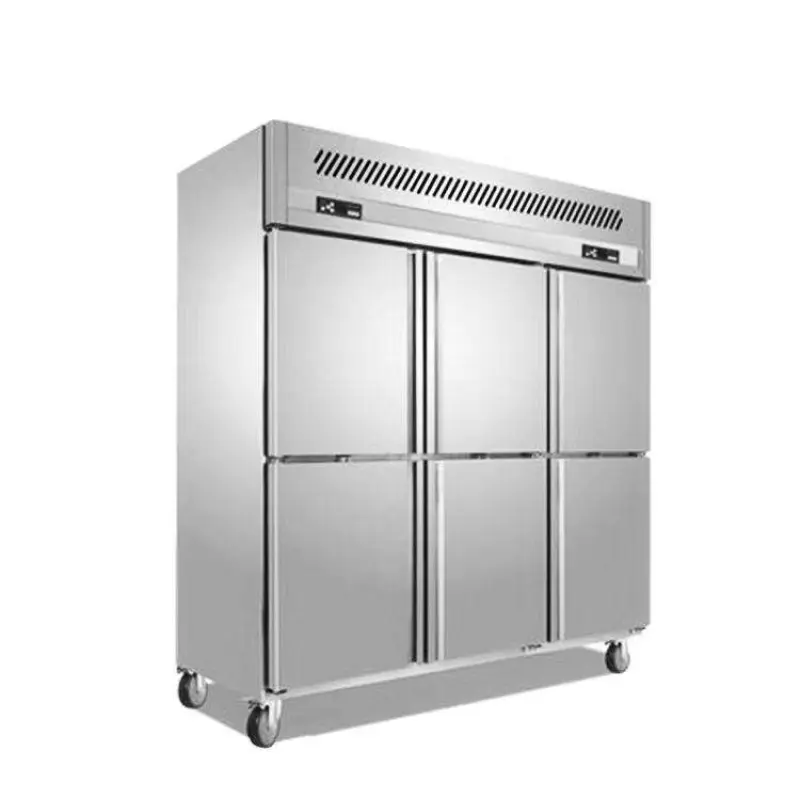 4 door commercial vertical freezer