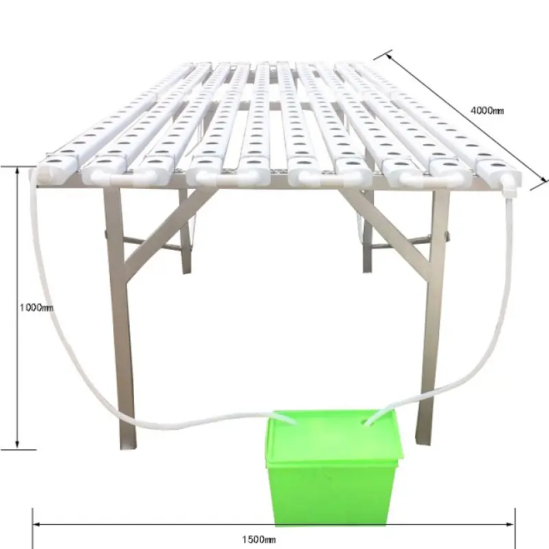 Commercial PVC NFT Hydroponic System for Greenhouses